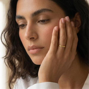 Plain Band Ring I Stackable Gold Band Ring I Safana Jewellery I Minimalist Jewellery