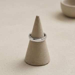 Simple Band Ring Silver I Stackable Plain Silver ring I Safana Jewellery I Minimalist Jewellery
