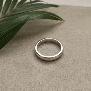 Simple Band Ring Silver I Stackable Plain Silver ring I Safana Jewellery I Minimalist Jewellery