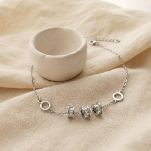 Dainty Silver Bracelet I Stacking Bracelets I Safana Jewellery