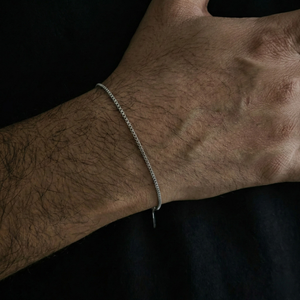 Men’s Box Chain Silver Bracelet | Men's Jewellery