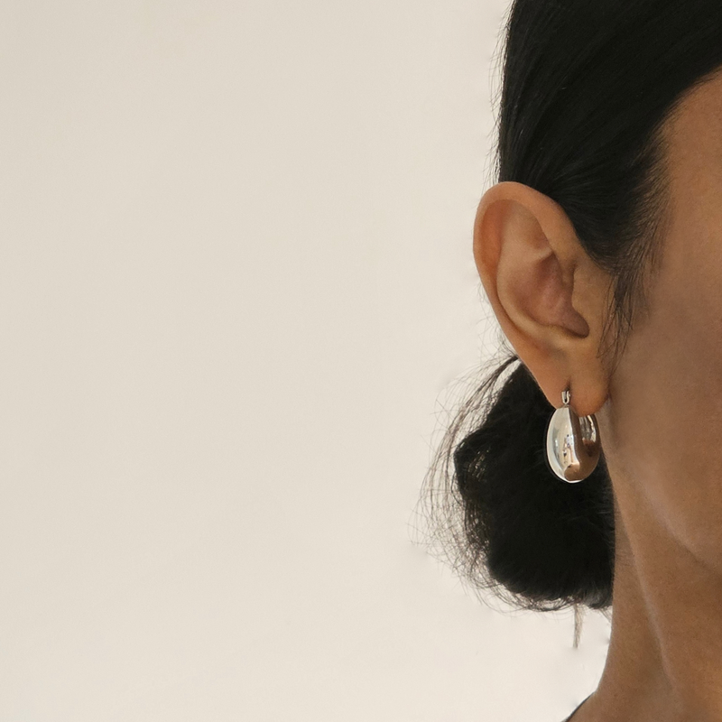 Chunky Gold Hoops I Tarnish Free Hoops I Safana Jewellery