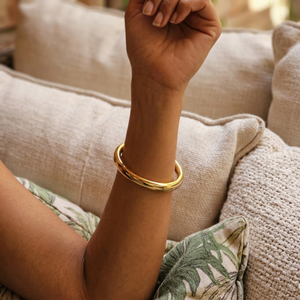 Chunky Gold Bangle