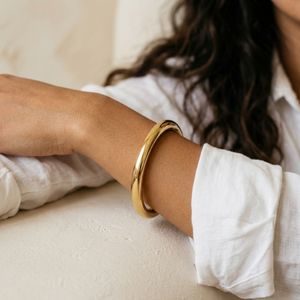 Chunky Gold Bangle