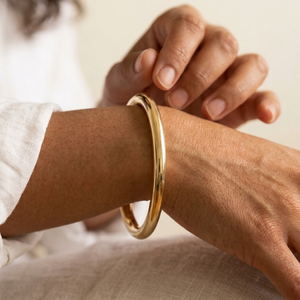 Chunky Gold Bangle