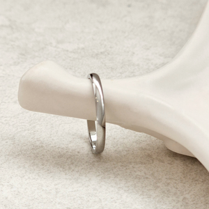 Simple Band Ring Silver I Stacking Plain Silver Ring Women I Safana Jewellery