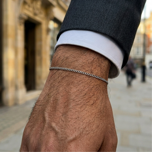 Men's Cuban Link Bracelet Silver | Men's Jewellery