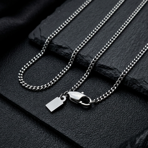 Men's Cuban Link Necklace Silver | Men's Jewellery