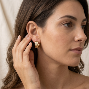 Diamond Clover Earrings I Safana Jewellery I Waterproof Jewellery