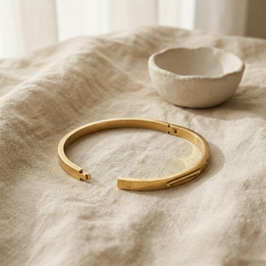 Stacking Diamond Bangle Gold | Waterproof Non Tarnish Jewellery