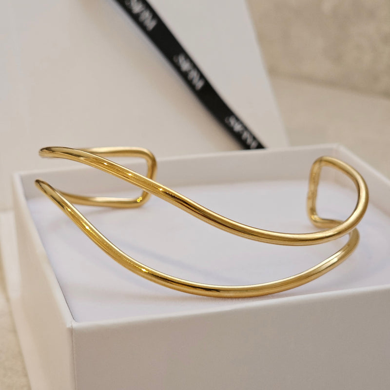 Double Curved Bangle