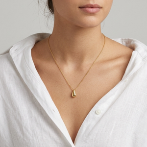 Tear Drop Necklace I Layering Gold Necklaces I Women's Jewellery I Water Drop Necklace