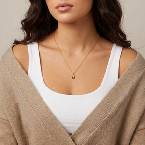 Tear Drop Necklace I Layering Gold Necklaces I Women's Jewellery I Water Drop Necklace