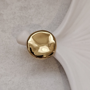 Geometric Round Ring Gold | Waterproof Non Tarnish Jewellery