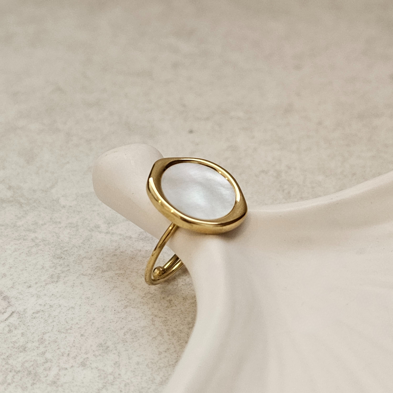 Geometric Circle RIng | Waterproof Jewellery