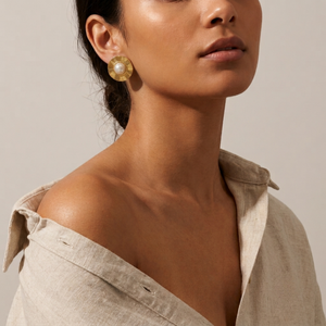 Statement Pearl Earrings | Non Tarnish Pearl Earrings | Gold Plated Jewellery