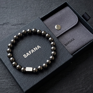 Men's Hematite Bead Bracelet | Men's Jewellery