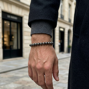 Men's Hematite Bead Bracelet | Men's Jewellery