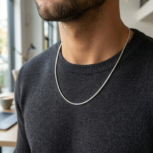 Herringbone Chain Silver