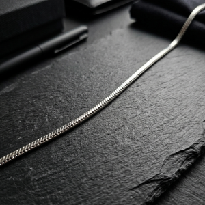Men's Herringbone Chain Silver | Men's Jewellery