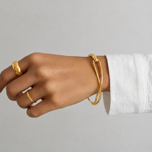 Infinity Bangle I Layering Gold Jewellery I Non Tarnish Jewellery
