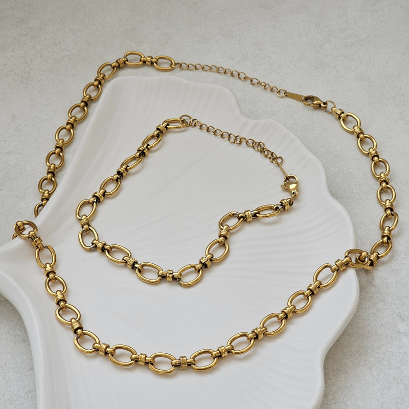 Oval Link Chain Bracelet | Waterproof Non Tarnish Jewellery