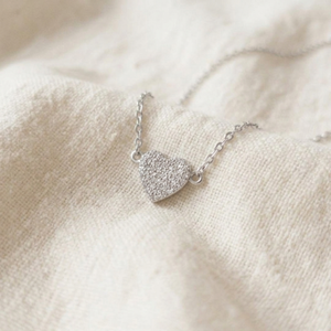 Heart Bracelet Silver I Dainty Silver Bracelet I Safana Jewellery
