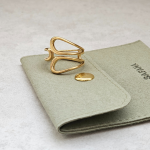 Sculptural Ring Gold