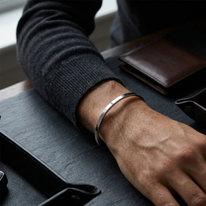 Open Cuff Silver Bangle