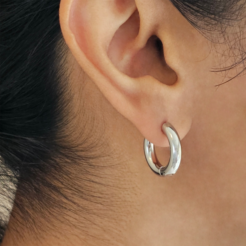 Small Silver Hoops I Tiny Silver Hoops I Tarnish Free Hoops I Safana Jewellery