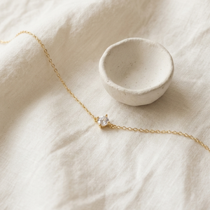 Solitaire Diamond Bracelet Gold I Dainty Diamond Bracelet I Safana Jewellery