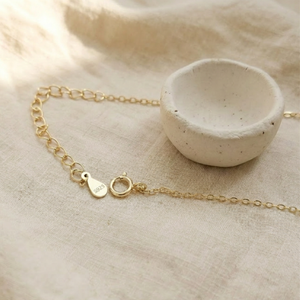 Gold Solitaire Diamond Necklace I Dainty Diamond Necklace I Safana Jewellery