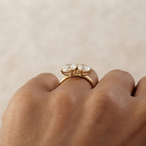 Toi Et Moi Ring Gold I You And Me Ring I Non Tarnish Jewellery