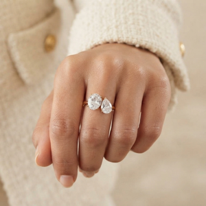 Toi Et Moi Ring Gold I You And Me Ring I Non Tarnish Jewellery