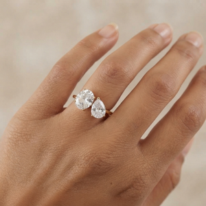 Toi Et Moi Ring Gold I You And Me Ring I Non Tarnish Jewellery