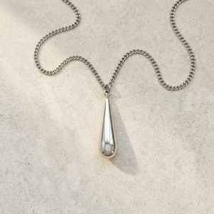 Waterdrop Necklace Silver | Non Tarnish Jewellery I Safana Jewellery