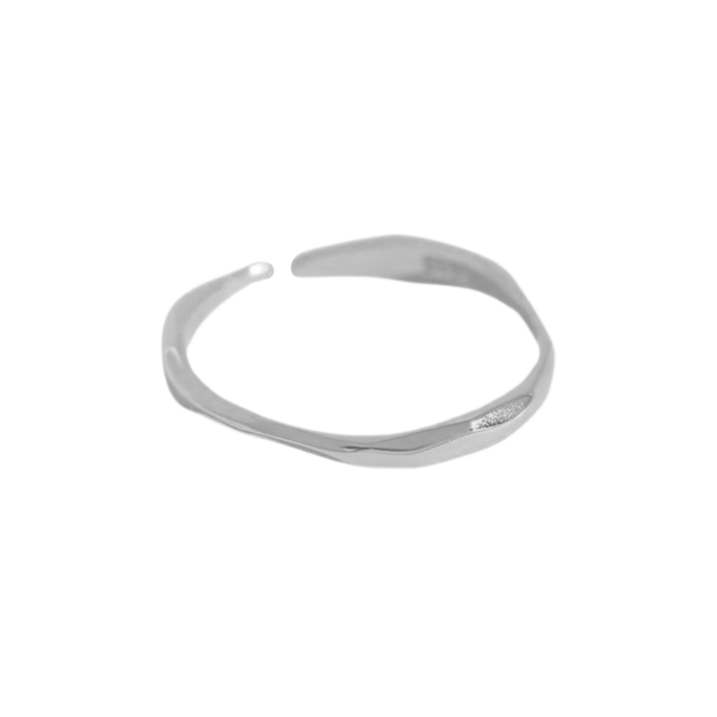 Dainty Band Ring, minimalist sterling silver ring