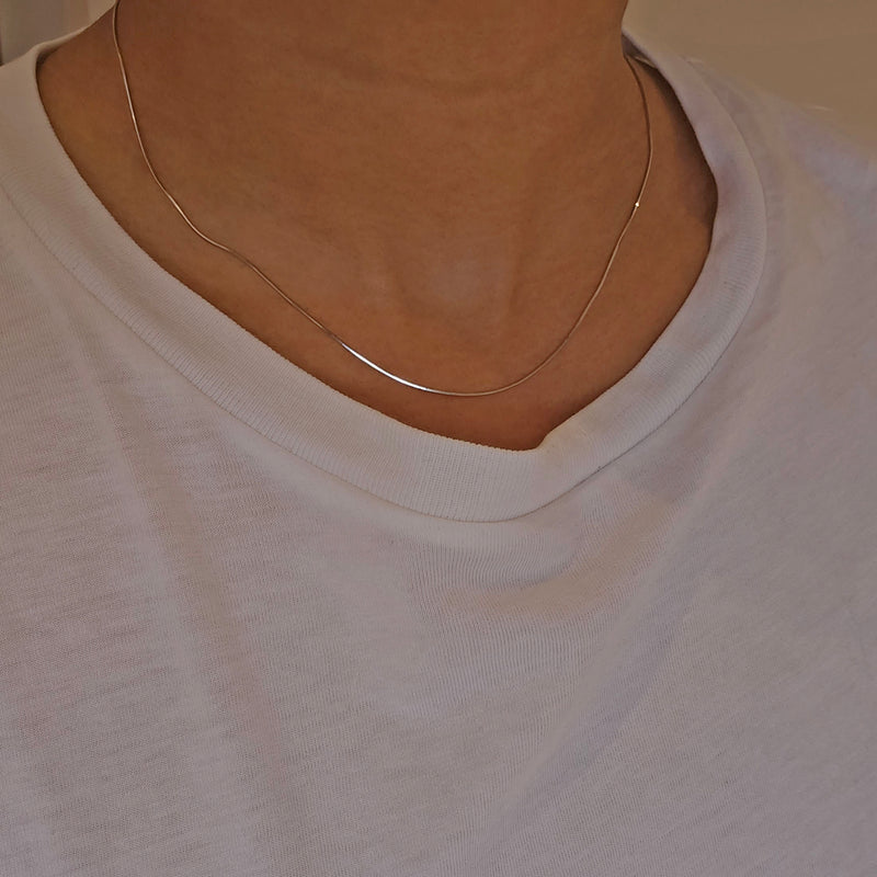 Super Thin Snake Chain Silver