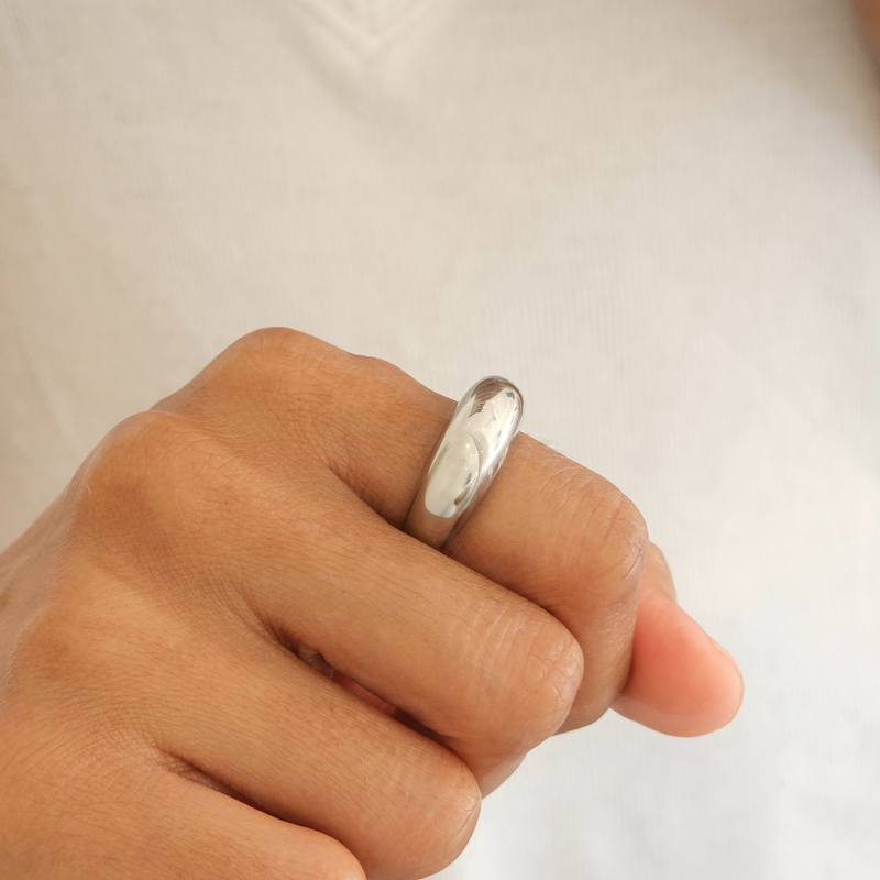 Dome Ring Aria- Silver