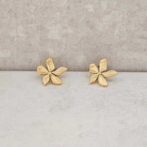 Flower Earrings tarnish free