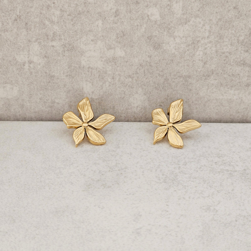 Flower Earrings tarnish free
