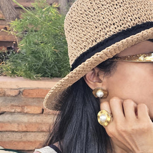 Statement Pearl Earrings | Non Tarnish Pearl Earrings | Summer Jewellery