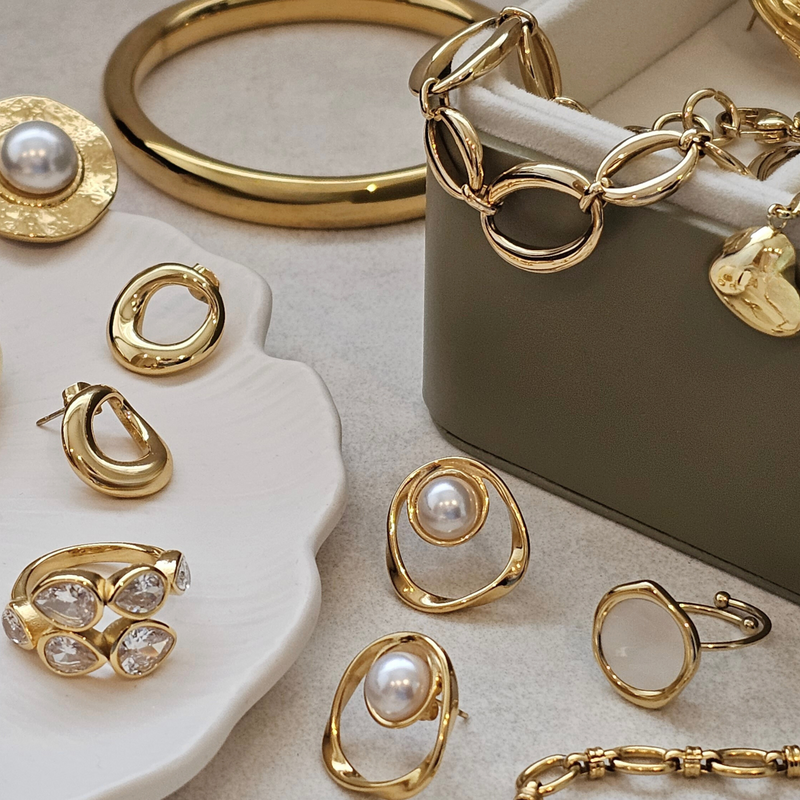 Chunky Oval Link Bracelet | Waterproof Non Tarnish Gold Jewellery