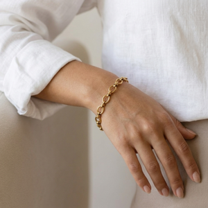 Oval Link Chain Bracelet | Waterproof Non Tarnish Jewellery