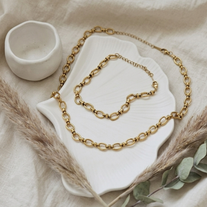 Oval Link Chain Bracelet | Waterproof Non Tarnish Jewellery
