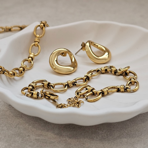 Oval Link Chain Bracelet | Waterproof Non Tarnish Jewellery