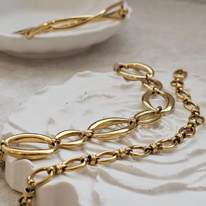 Oval Link Chain Bracelet | Waterproof Non Tarnish Jewellery