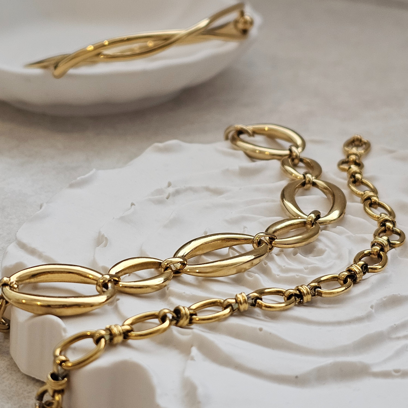 Oval Link Chain Bracelet | Waterproof Non Tarnish Jewellery