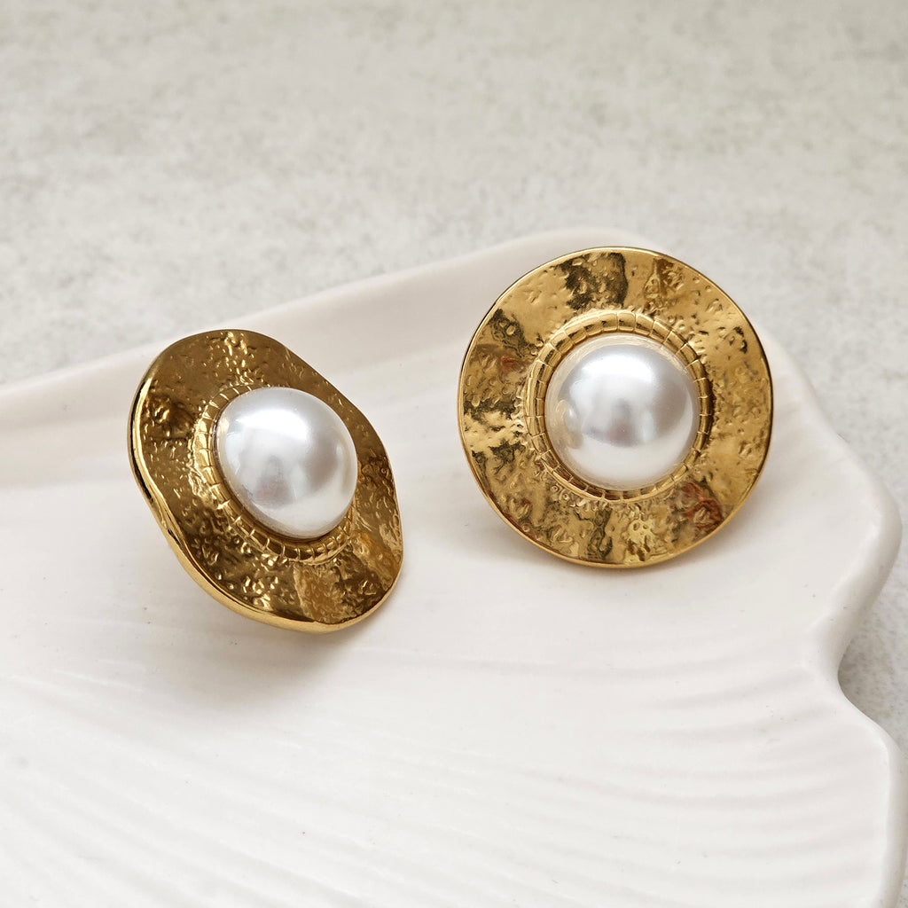 Statement Pearl Earrings | Non Tarnish Pearl Earrings | Summer Jewellery