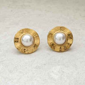Halo Pearl Earrings